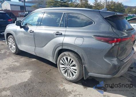 2024 Toyota Highlander Hybrid Limited/Hybrid Platinum from USA, damaged, VIN 5TDEBRCH0RS606107